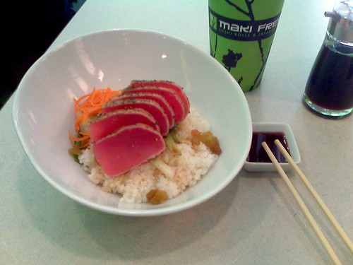 Seared Ahi Tuna Rice Bowl
