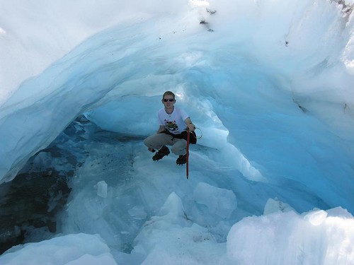 me in an ice cave