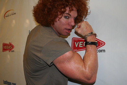Carrot Top admission includes comp tickets to the gun show.