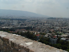 Athens from atop the Acropolis