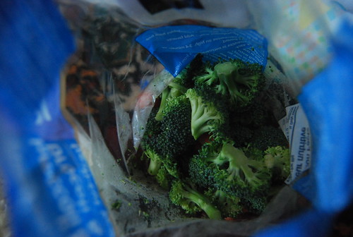 Raw broccoli and carrots