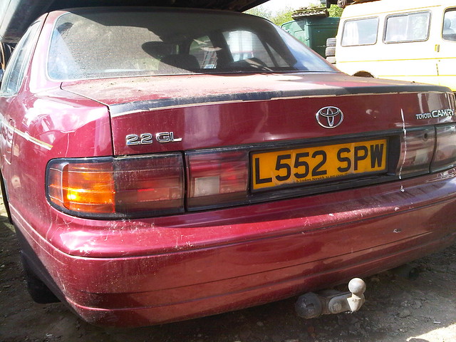 red 22 toyota 1994 camry gl spw l552