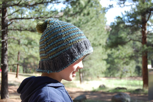 the hat I knit in March