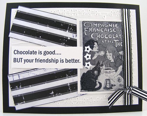 Chocolate and Friendship Card