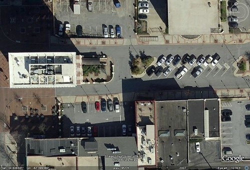 Court Street in Google Earth