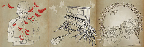 An illustration Mike created for a CD cover