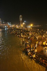 Nightime at the Ghat