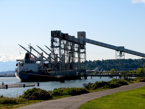Cargill grain terminal in Seattle