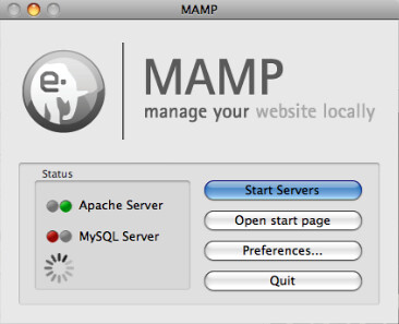 MAMP Server Status