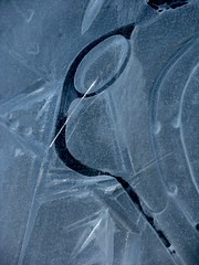 Frozen Puddle Abstract