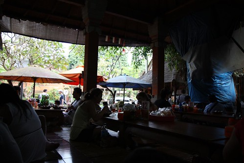 lunch at Ibu Oka, Ubud