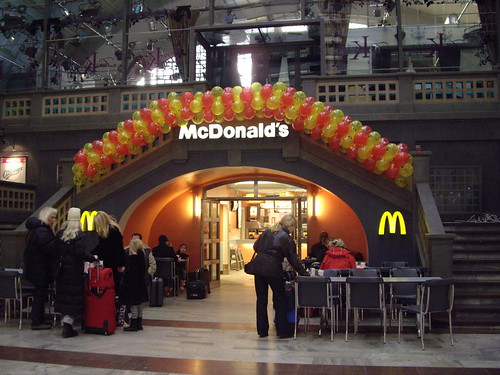 McDonalds in the Stockholm Central Station