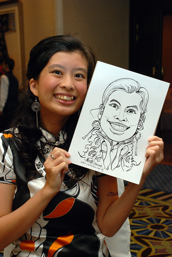 Caricature live sketching SIA Engineering 2