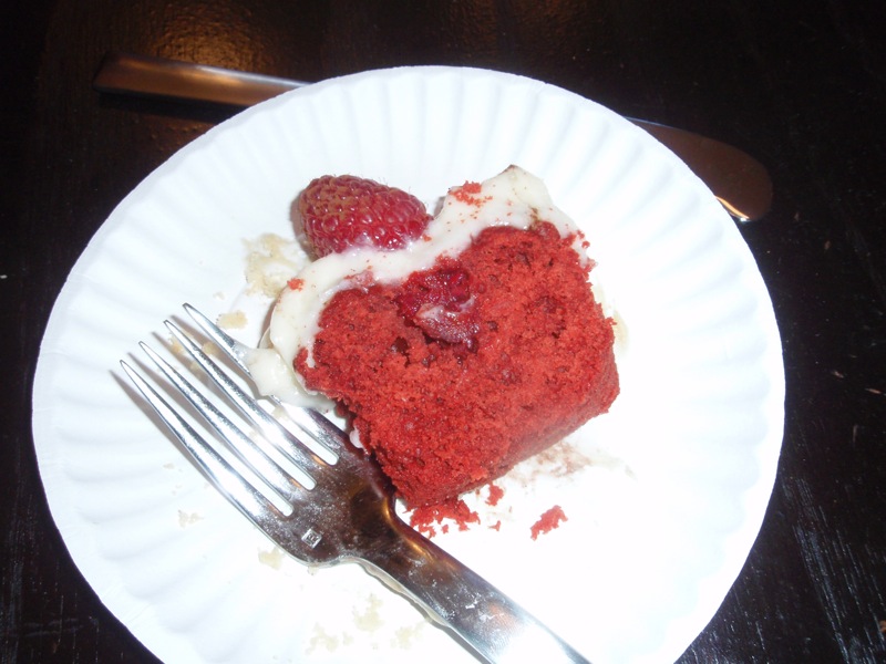 Crimson and creme cupcake from Sweet Revenge