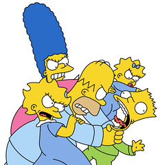 Family Strangle Simpsons.gif