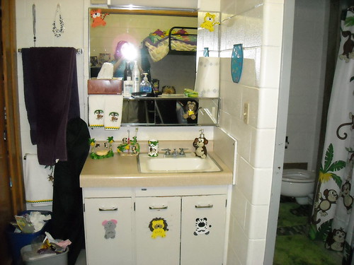 My sink area of my dorm