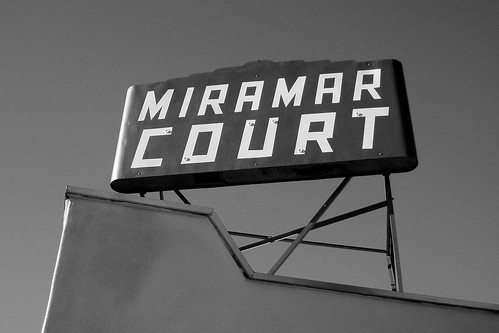 Miramar Court bw