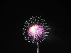 Fireworks on the river