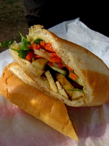 Banh mi chay (veggie banh mi, with lemongrass tofu)
