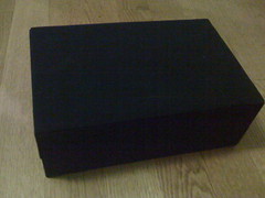 The velvet box inside the box that was inside ...