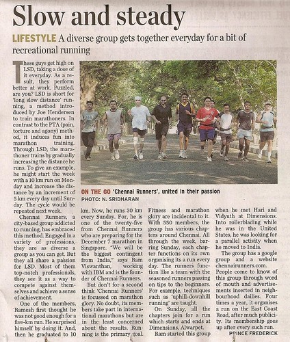 Chennai Runners - The Hindu