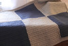 Crocheted Baby Blanket Gray/blue