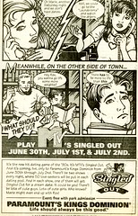 comics ad - Kings Dominion - Wash Post 95-06-25
