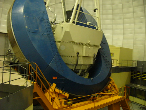 A view of the 4 meter telescope.