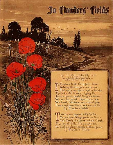 «In Flanders' Fields» - published & illustrated in 1918 by stoixeia
