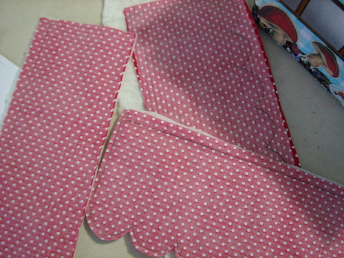 roof panels sewn with batting