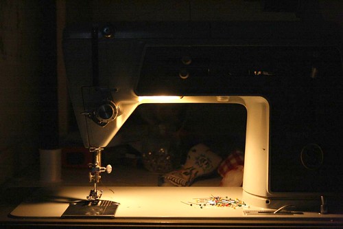 a little sewing in the evening