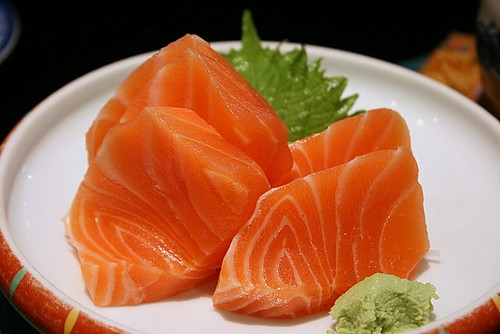 Luscious, beautiful, and thick slabs of salmon