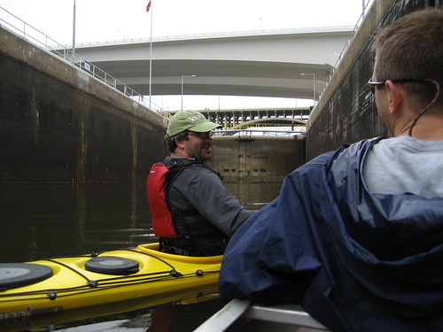 Ed in the Lower St Anthony lock