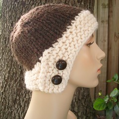 Chunky Cloche Hat in Java Bean with Extra Foam
