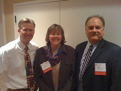 Wesley Fryer, Charlene Chausis, and David Jakes at TechCon 2008