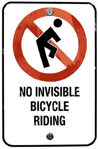 No Invisible Bicycles!
