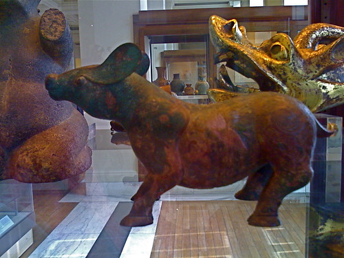 Ancient Chinese bronze animal