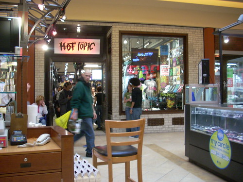 A Hot Topic store in Newport News, VA, on 12300 Jefferson Ave, inside 