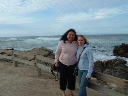 Irene and Amy in Monterey 2005