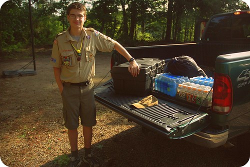 Gabe Headed to Boy Scout Camp by Joe Jon!