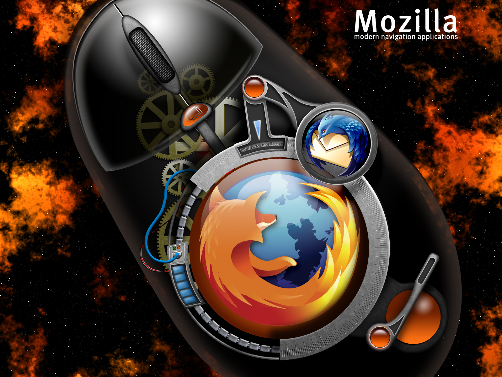 50+ Wallpaper au look du logo Firefox
