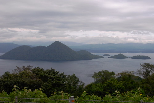 4 islands on Toyako-lake