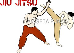 desenho luta jiu jitsu