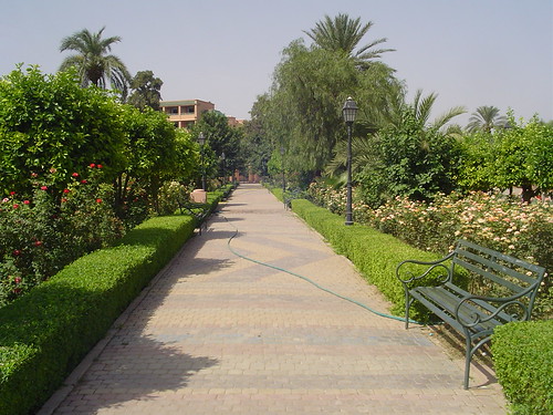 The garden city in Morocco