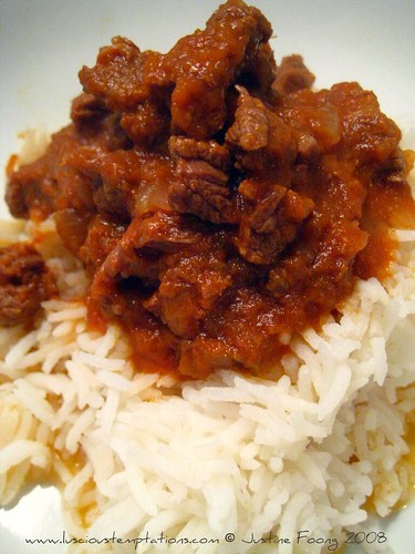 Beef Stew and Rice