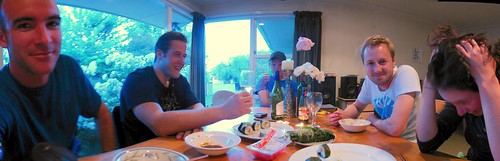 Sushi party at Sarah's flat in Christchurch, New Zealand