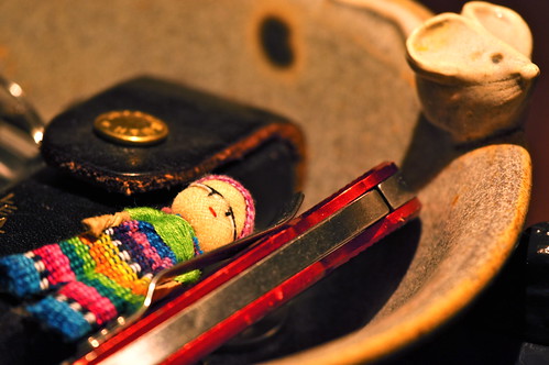 Keys, Mouse Bowl, Worry doll by Tygh