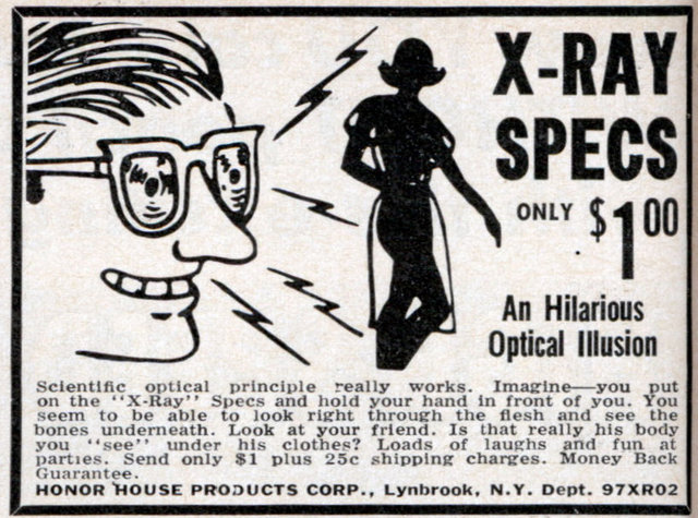 X-Ray Spec Advertisement