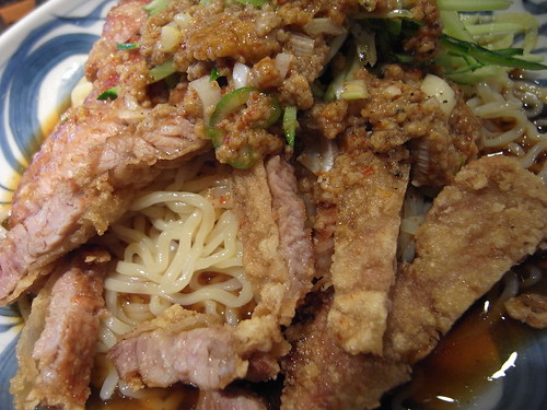cooled dan dan noodles with Pork ribs@Aska