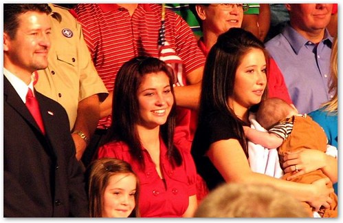 Bristol Palin Holding Baby Trig